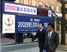 Countdown to 2002 World Cup finals starts